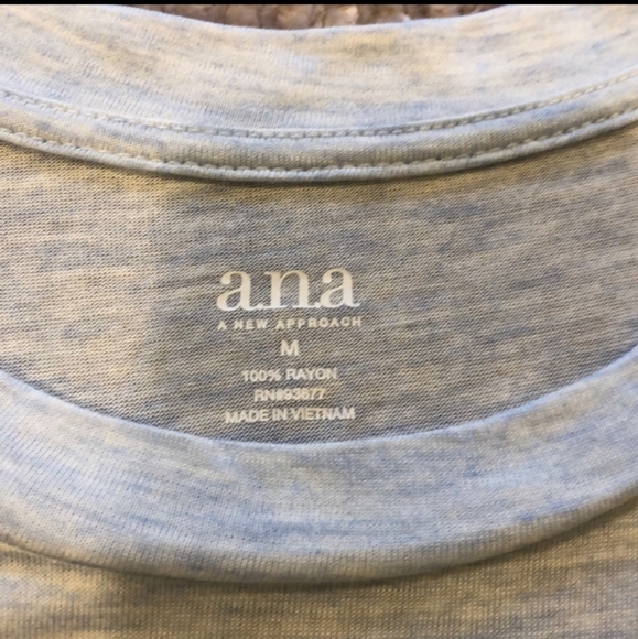 Peplum powder blue a.n a top. Totally cute  like brand new. - Picture 2 of 5